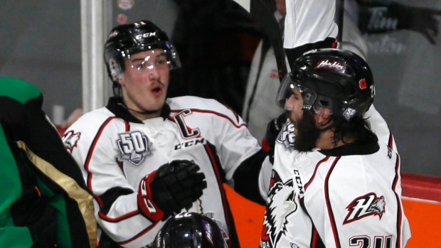 Rouyn-Noranda Huskies celebrate