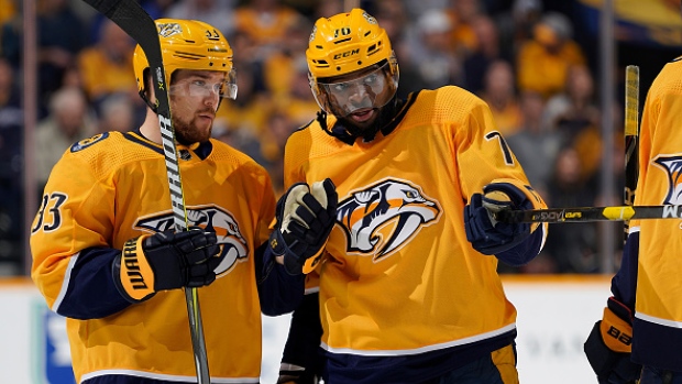 Viktor Arvidsson and P.K. Subban