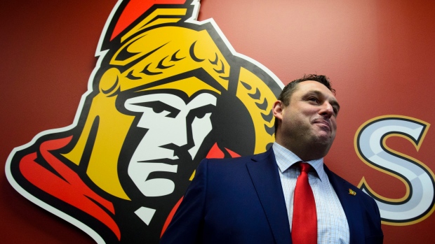 New Ottawa Senators head coach D.J. Smith , The Canadian Press New Ottawa Senators head coach D.J. Smith