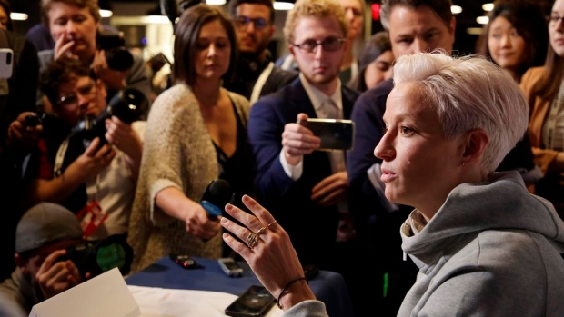 Megan Rapinoe, The Canadian Press Megan Rapinoe
