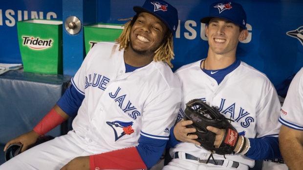 Vladimir Guerrero Jr. and Cavan Biggio 