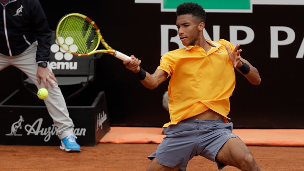 Felix Auger-Aliassime, The Canadian Press Felix Auger-Aliassime