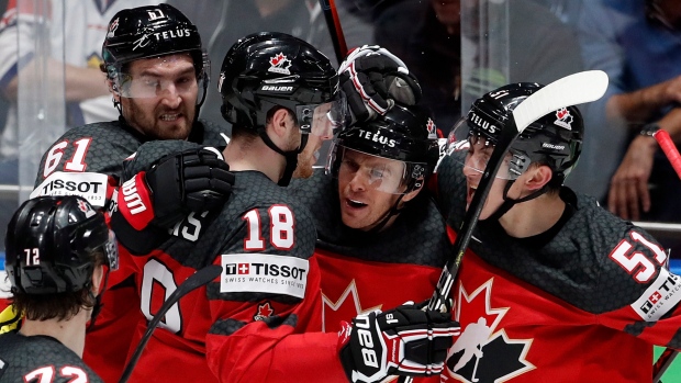 Team Canada Celebrates Goal, The Canadian Press Team Canada Celebrates Goal