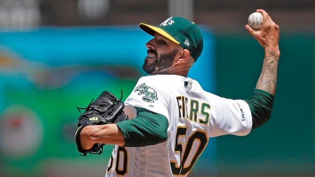 Mike Fiers , The Canadian Press Mike Fiers