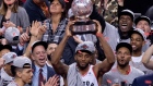 Toronto Raptors celebrate 