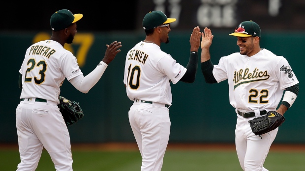Oakland Athletics, The Canadian Press Oakland Athletics