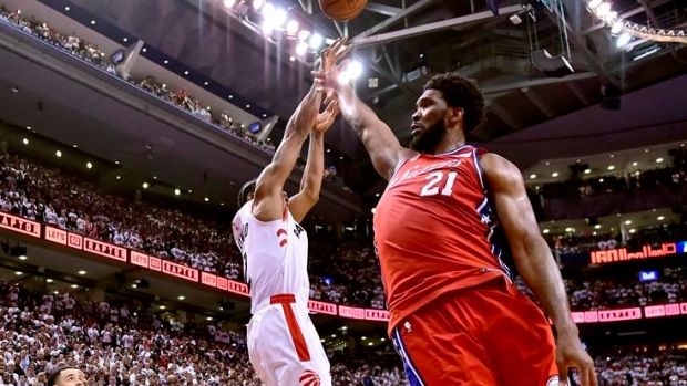 Kawhi Leonard and Joel Embiid