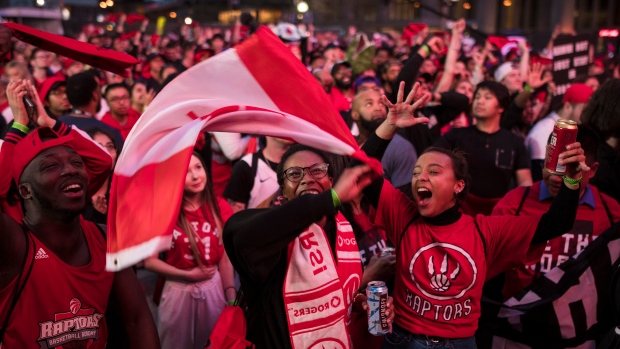 Toronto Raptors fans, The Canadian Press Toronto Raptors fans