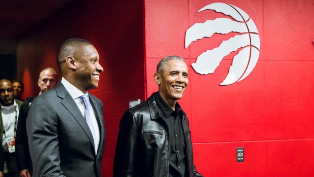 Masai Ujiri Barack Obama