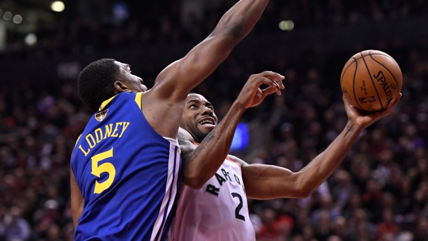 Kevon Looney Kawhi Leonard, The Canadian Press Kevon Looney Kawhi Leonard