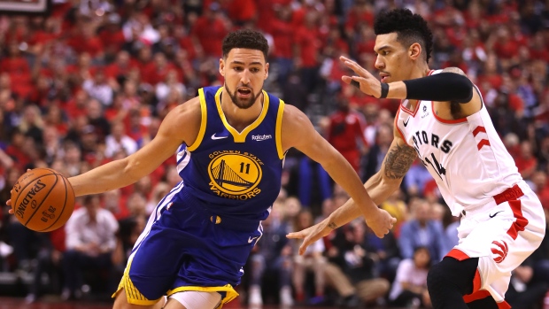 Klay Thompson and Danny Green, Getty Images Klay Thompson and Danny Green