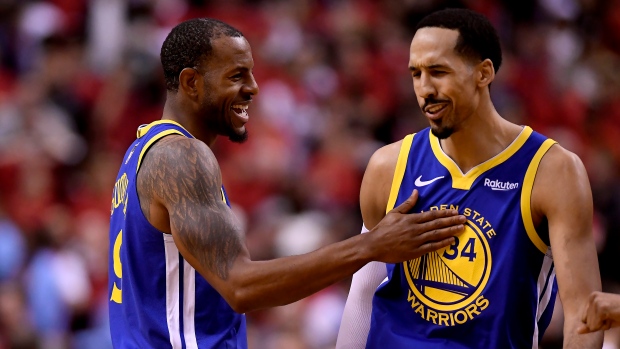 Andre Iguodala and Shaun Livingston, The Canadian Press Andre Iguodala and Shaun Livingston