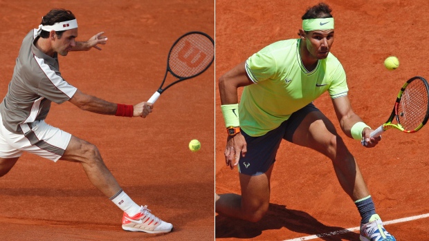 Federer, Nadal, The Canadian Press Federer, Nadal