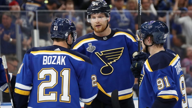 Tyler Bozal, Colton Parayko and Vladimir Tarasenko, Getty Images Tyler Bozal, Colton Parayko and Vladimir Tarasenko