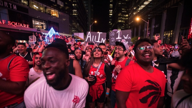 Raptors Fans, The Canadian Press Raptors Fans