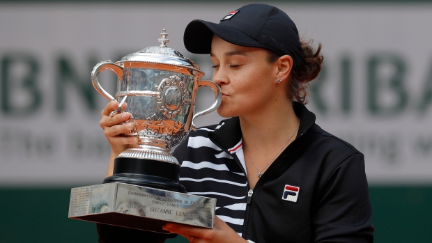 Ashleigh Barty, The Canadian Press Ashleigh Barty