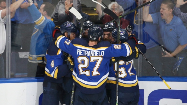 St. Louis Blues Celebrate, The Canadian Press St. Louis Blues Celebrate