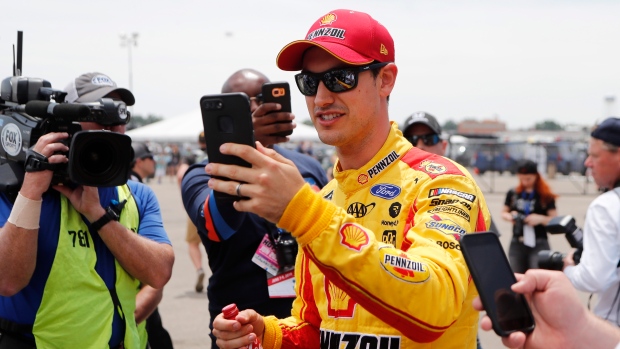 Joey Logano, The Canadian Press Joey Logano