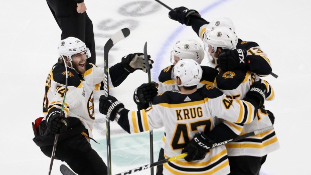 Bruins Celebrate, The Canadian Press Bruins Celebrate