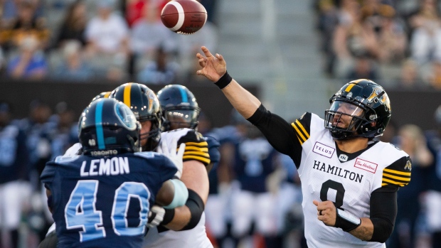 Hamilton Tiger-Cats quarterback Jeremiah Masoli has a tough act to follow  this season - TSN.ca
