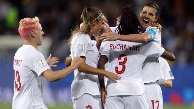 Kadeisha Buchanan Canada Celebrates