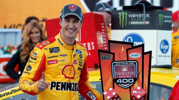 Joey Logano, The Canadian Press Joey Logano