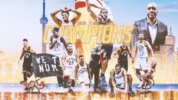 Champions, eh: Raptors bringing NBA title to Canada