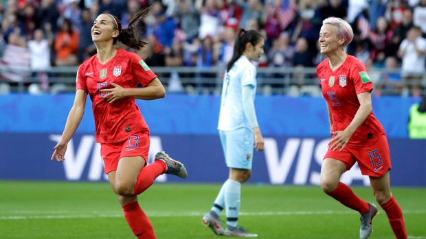 Alex Morgan (13), The Canadian Press Alex Morgan (13)