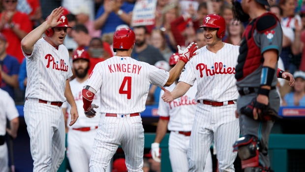 Philadelphia Phillies celebrate