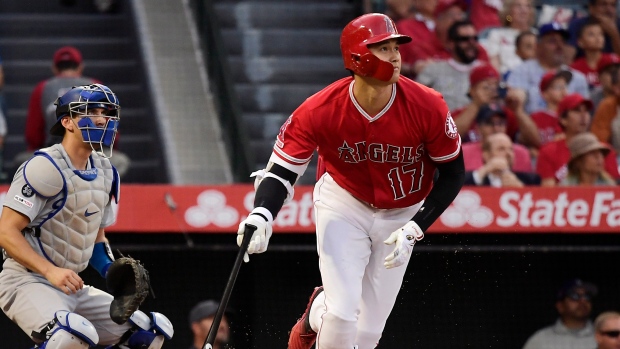 Shohei Ohtani, Austin Barnes Shohei Ohtani, Austin Barnes