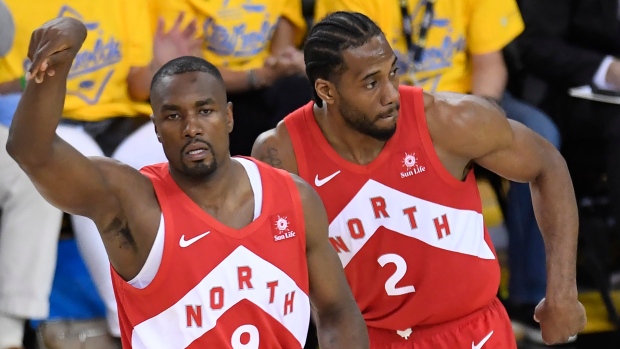 Serge Ibaka Kawhi Leonard