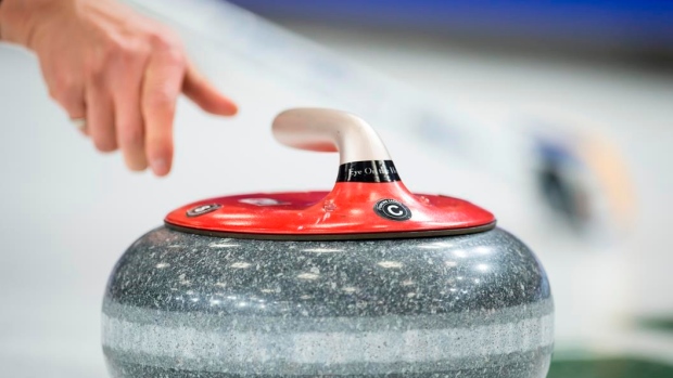 Curling stone , The Canadian Press Curling stone