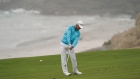 Mike Weir practises for the U.S. Open at Pebble Beach on Wednesday.