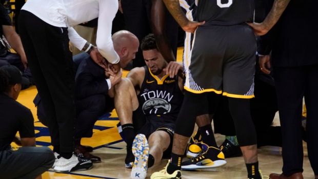 Klay Thompson, The Canadian Press Klay Thompson