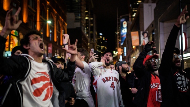Raptors Fans , The Canadian Press Raptors Fans