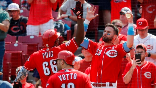 Cincinnati Reds Celebrate, The Canadian Press Cincinnati Reds Celebrate