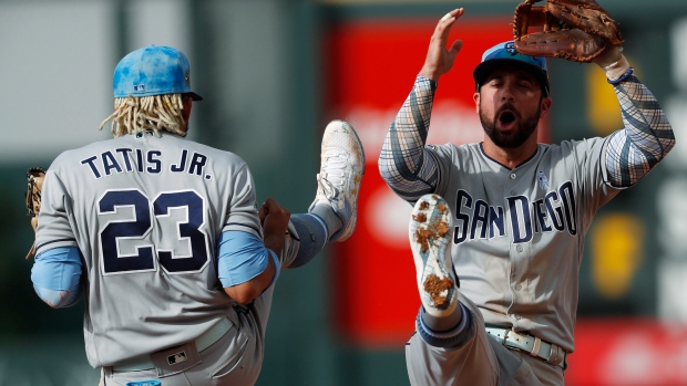 Fernando Tatis Jr. and Greg Garcia 