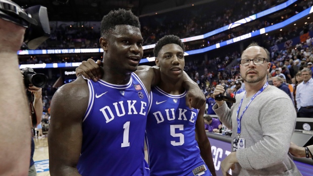 Zion Williamson RJ Barrett Zion Williamson RJ Barrett
