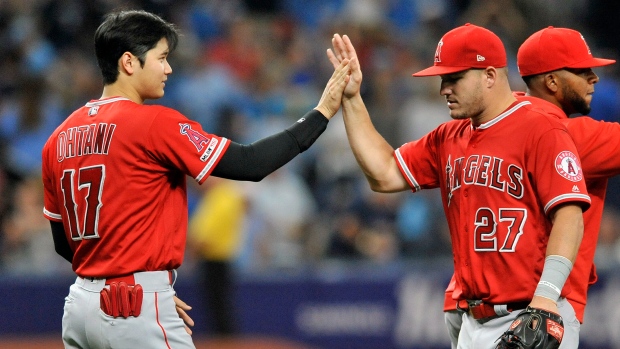 Sohei Ohtani, Mike Trout, The Canadian Press Sohei Ohtani, Mike Trout