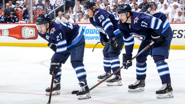 Ehlers, Myers and Laine, Getty Images Ehlers, Myers and Laine