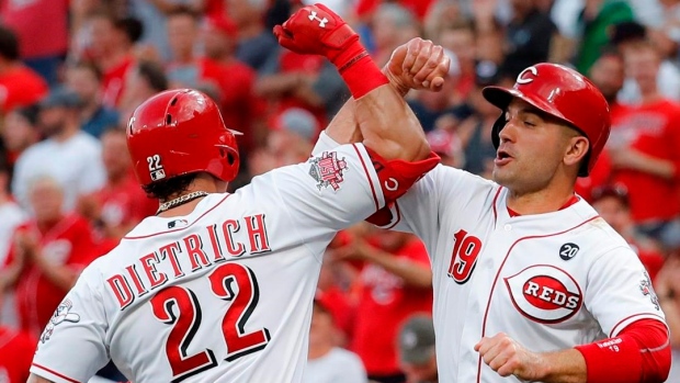 Derek Dietrich, Joey Votto