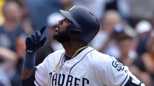 Franmil Reyes, The Canadian Press Franmil Reyes