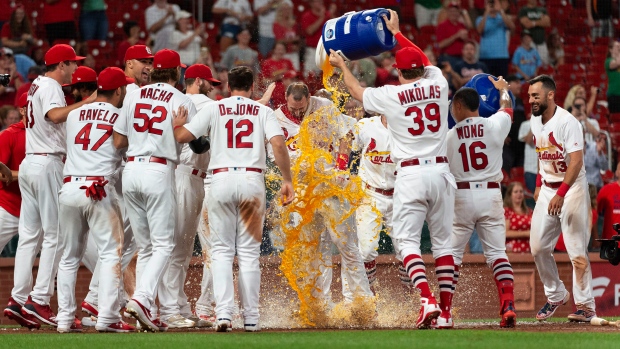 Paul Goldschmidt and Cardinals Celebrate, The Canadian Press Paul Goldschmidt and Cardinals Celebrate