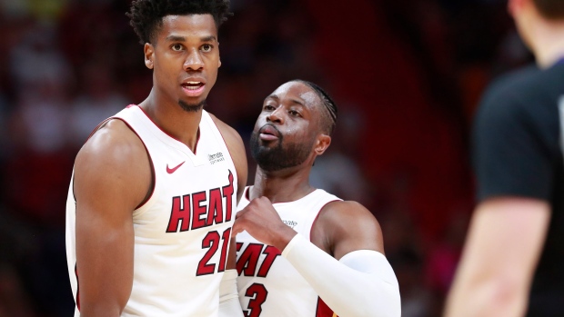 Hassan Whiteside Dwyane Wade, The Canadian Press Hassan Whiteside Dwyane Wade