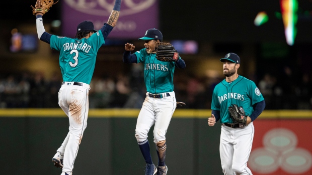 J.P. Crawford, Mallex Smith and Mac Williamson