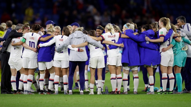 USA Women's Soccer Team, The Canadian Press USA Women's Soccer Team