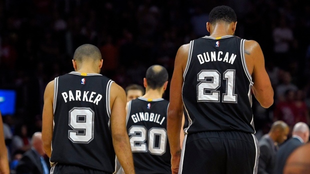 Tony Parker, Manu Ginobili, Tim Duncan 