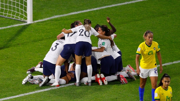 France celebrate, The Canadian Press France celebrate