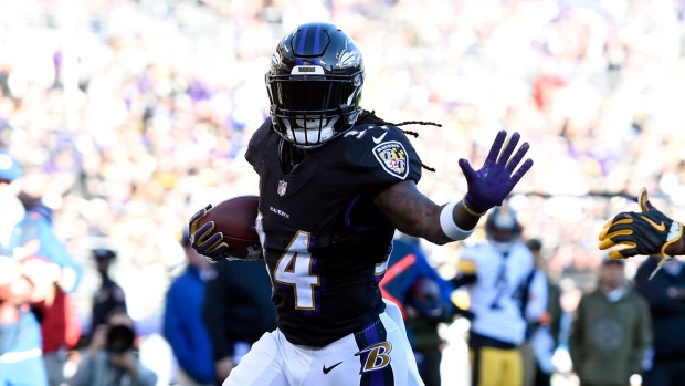 Alex Collins, The Canadian Press Alex Collins