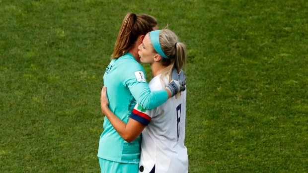 Alyssa Naeher Julie Ertz, The Canadian Press Alyssa Naeher Julie Ertz